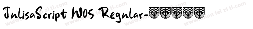 JulisaScript W05 Regular字体转换